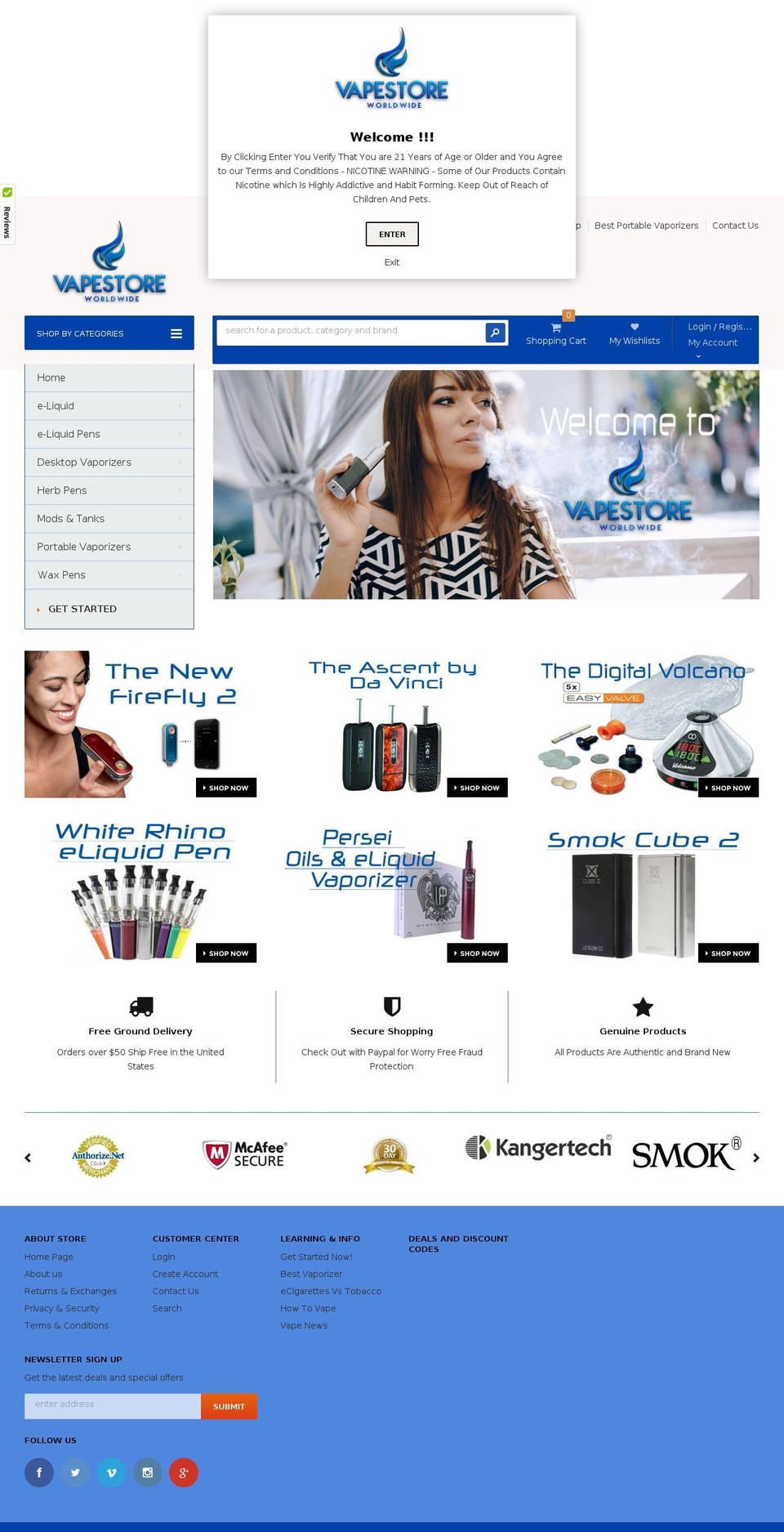 minimart-theme-source Shopify theme site example vapestoreworldwide.com