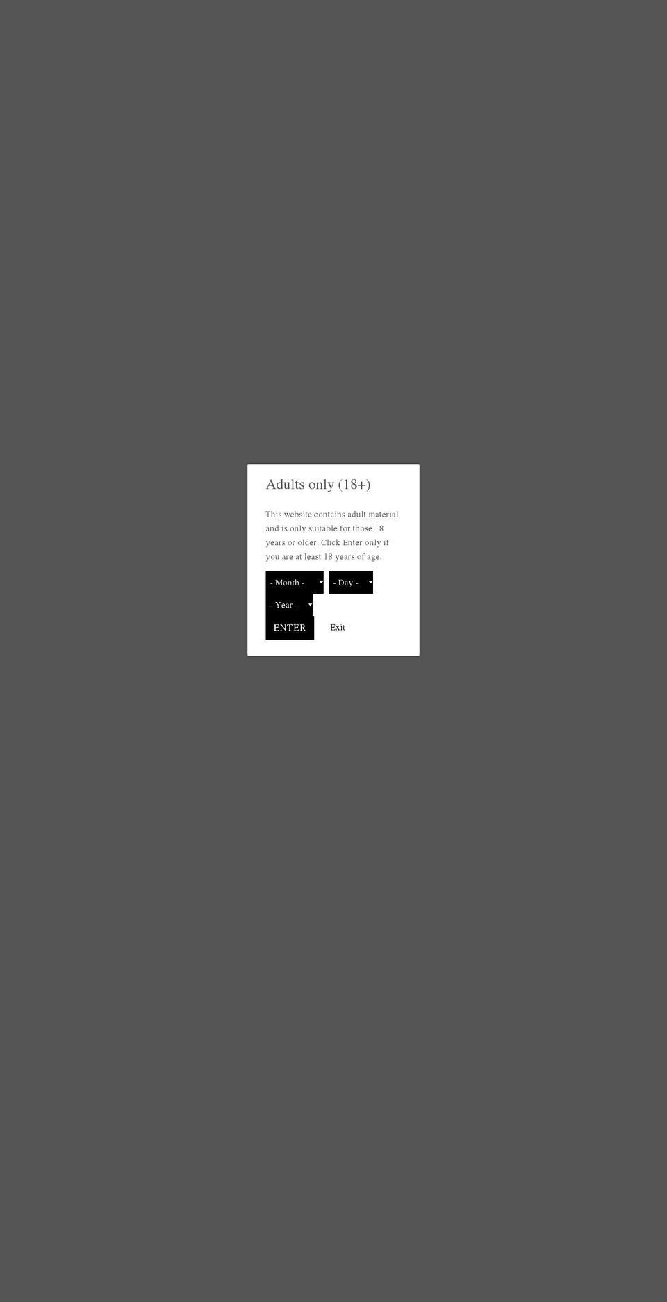 vapestruck.com — Shopify storefront screenshot