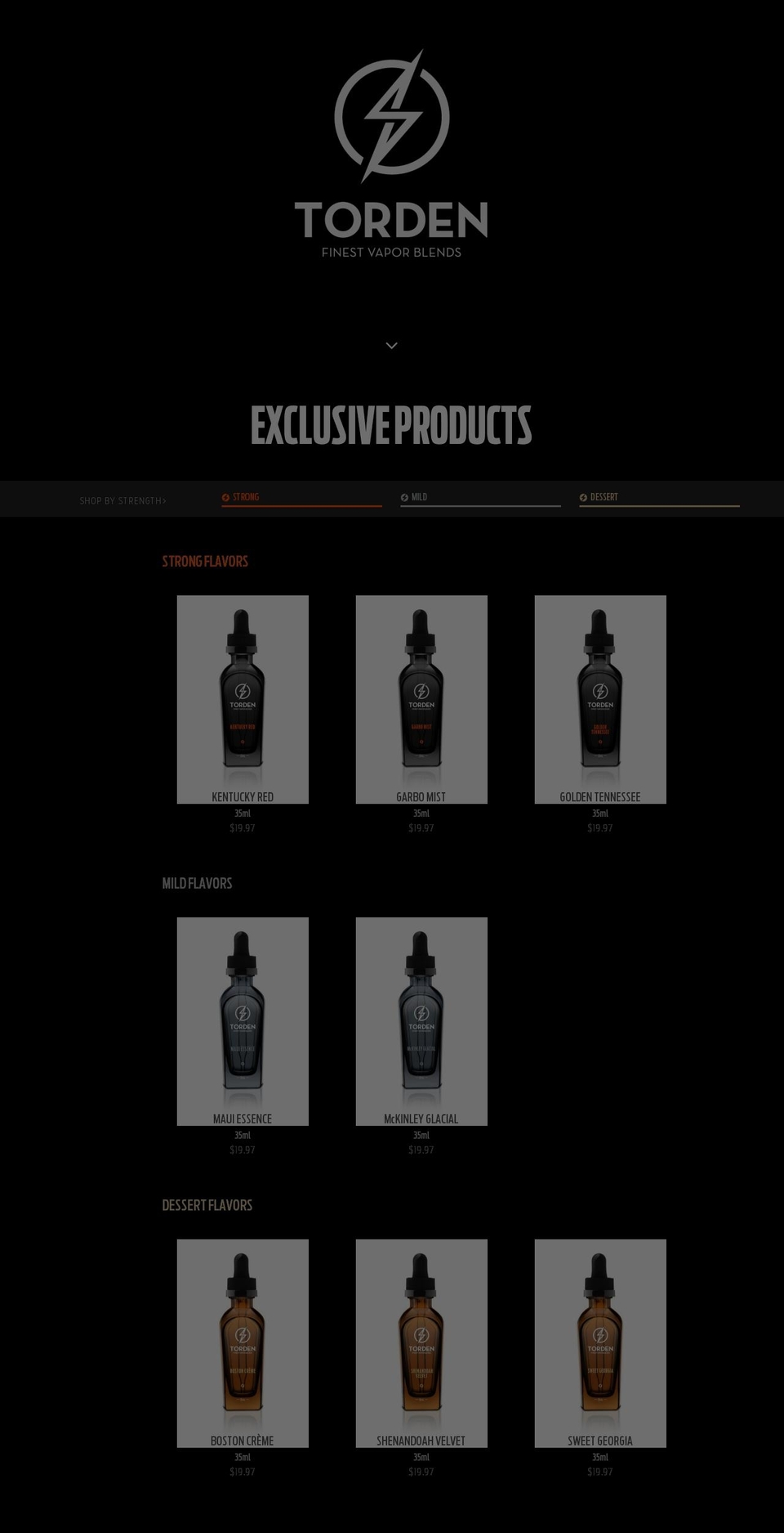 vapetorden.net shopify website screenshot
