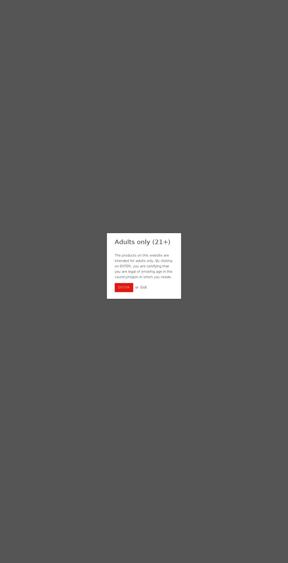 vapingbison.com — Shopify storefront screenshot