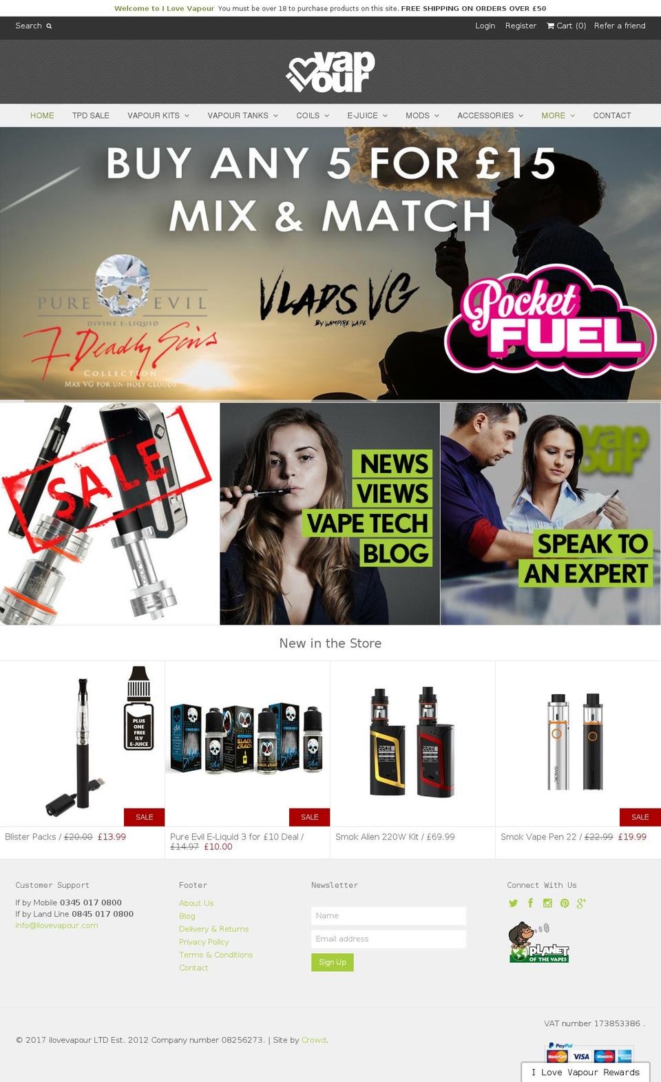 vapingforbegginners.com shopify website screenshot