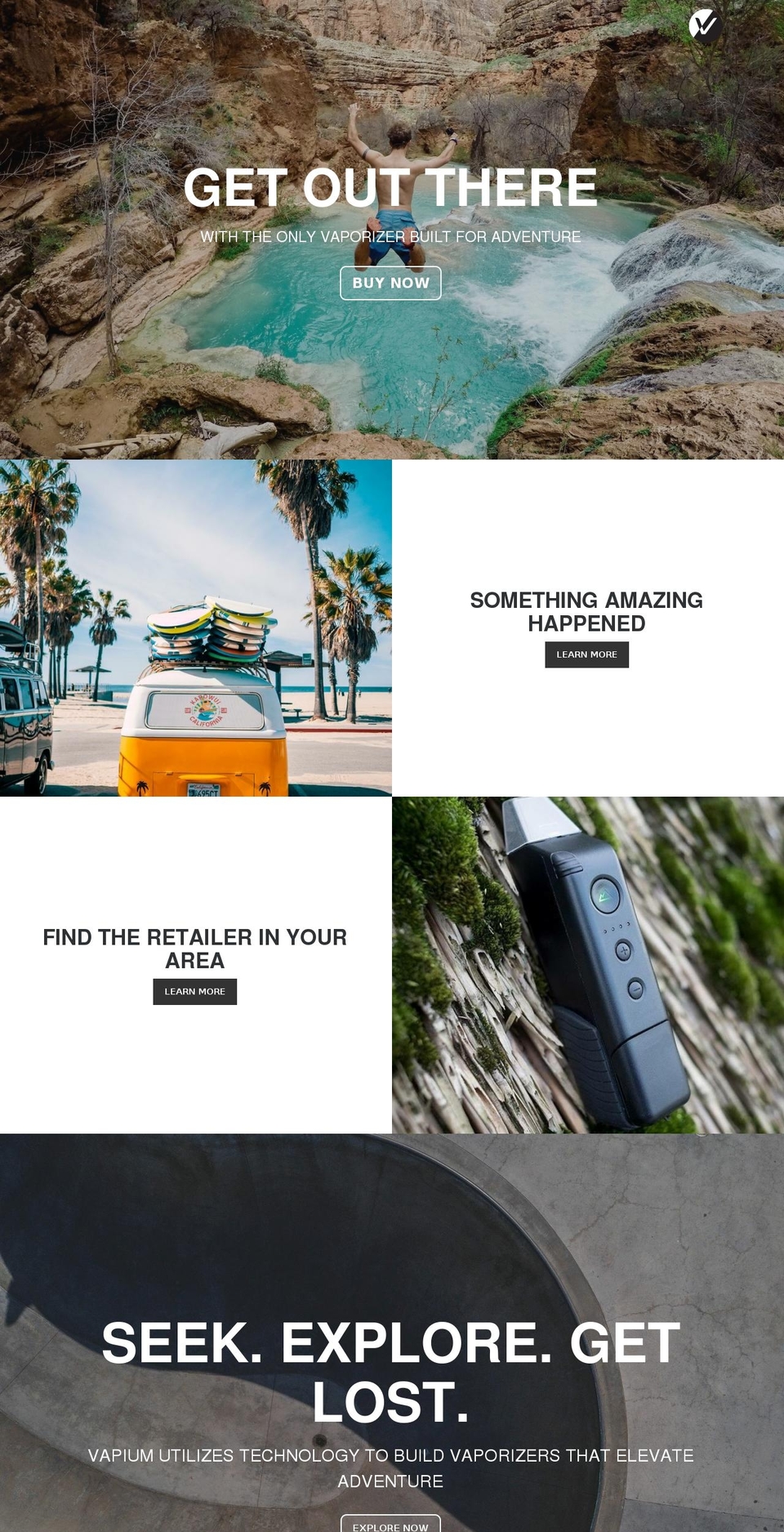 Vapium Modular Theme (Live) Shopify theme site example vapium.com