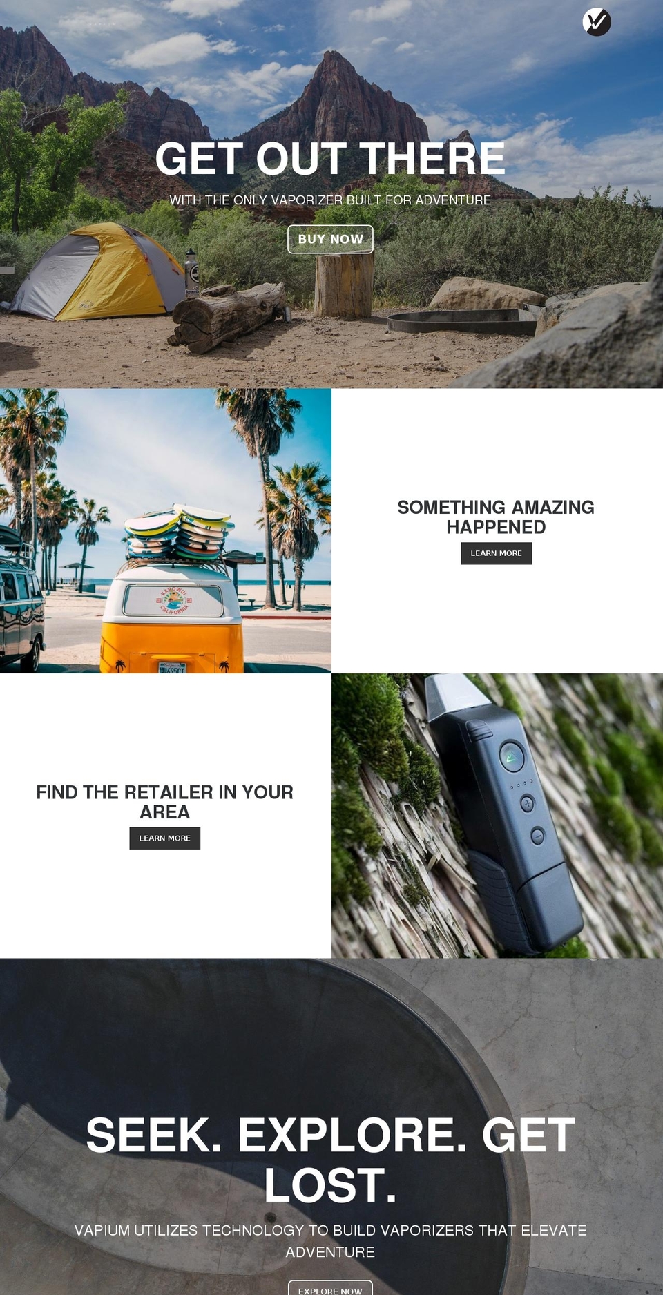 Vapium Modular Theme (Live) Shopify theme site example vapium.net