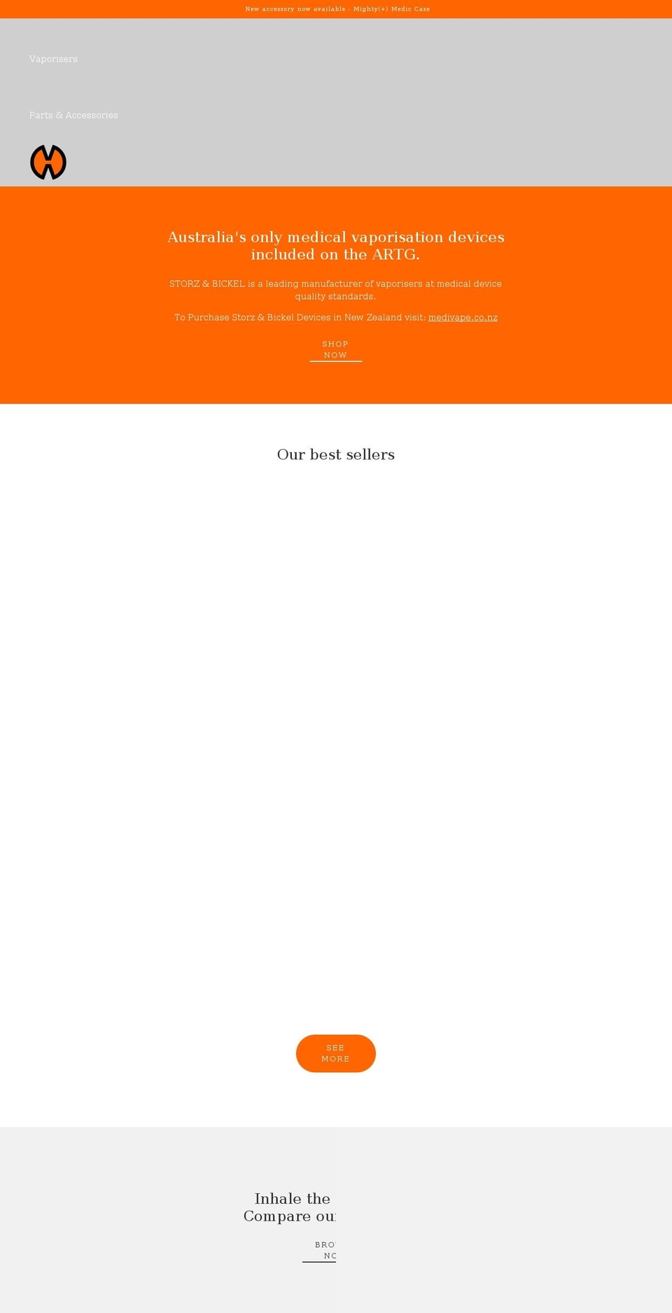 vapormed.com.au shopify website screenshot