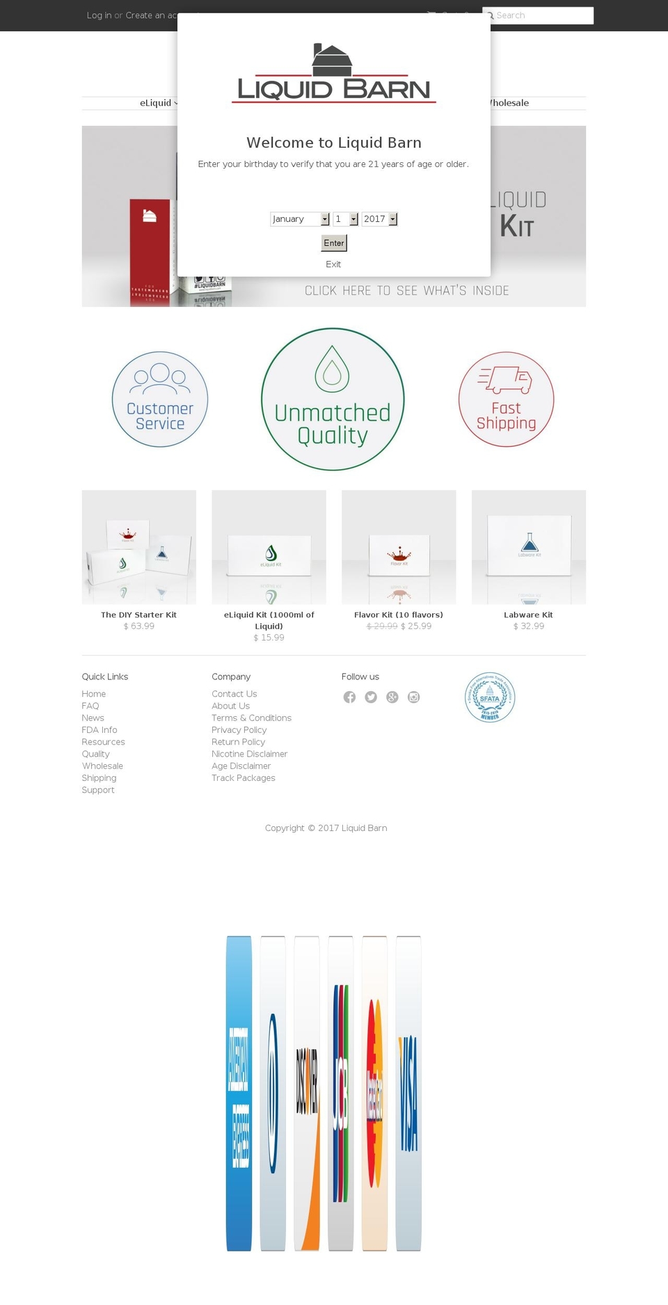 Copy of Minimal - Tweaks [Plus] Shopify theme site example vaporsmix.com