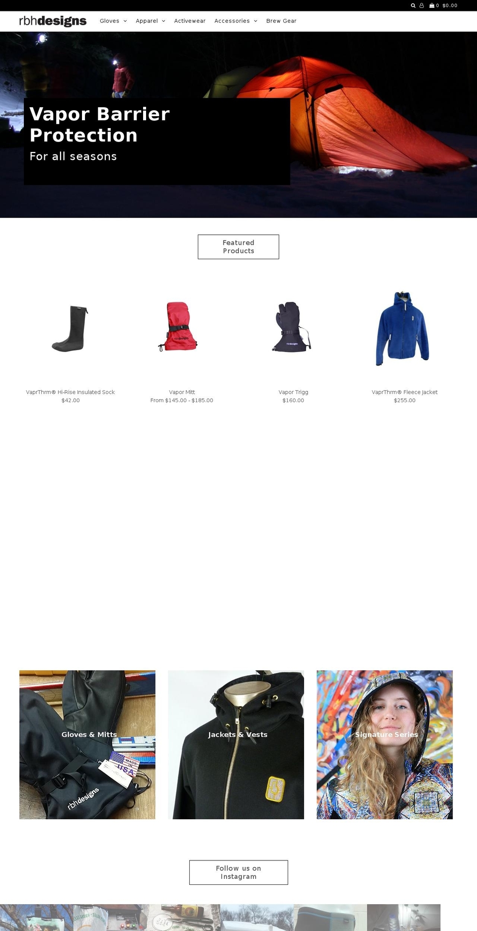 vaprthrm.com shopify website screenshot