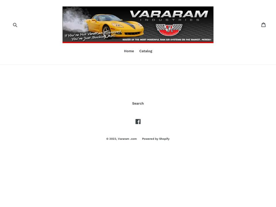 vararam-com.myshopify.com shopify website screenshot