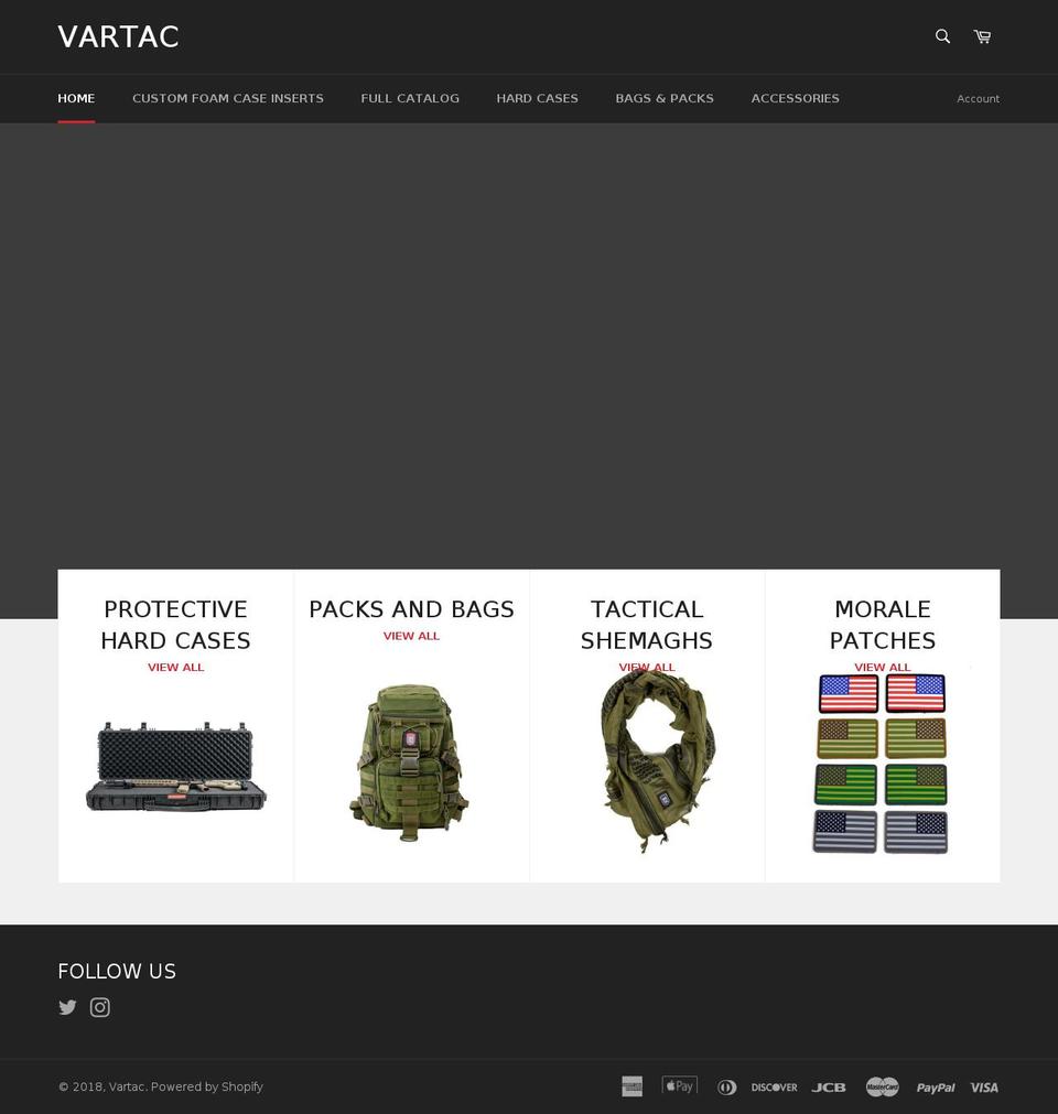 variabletactical.com — Shopify storefront screenshot