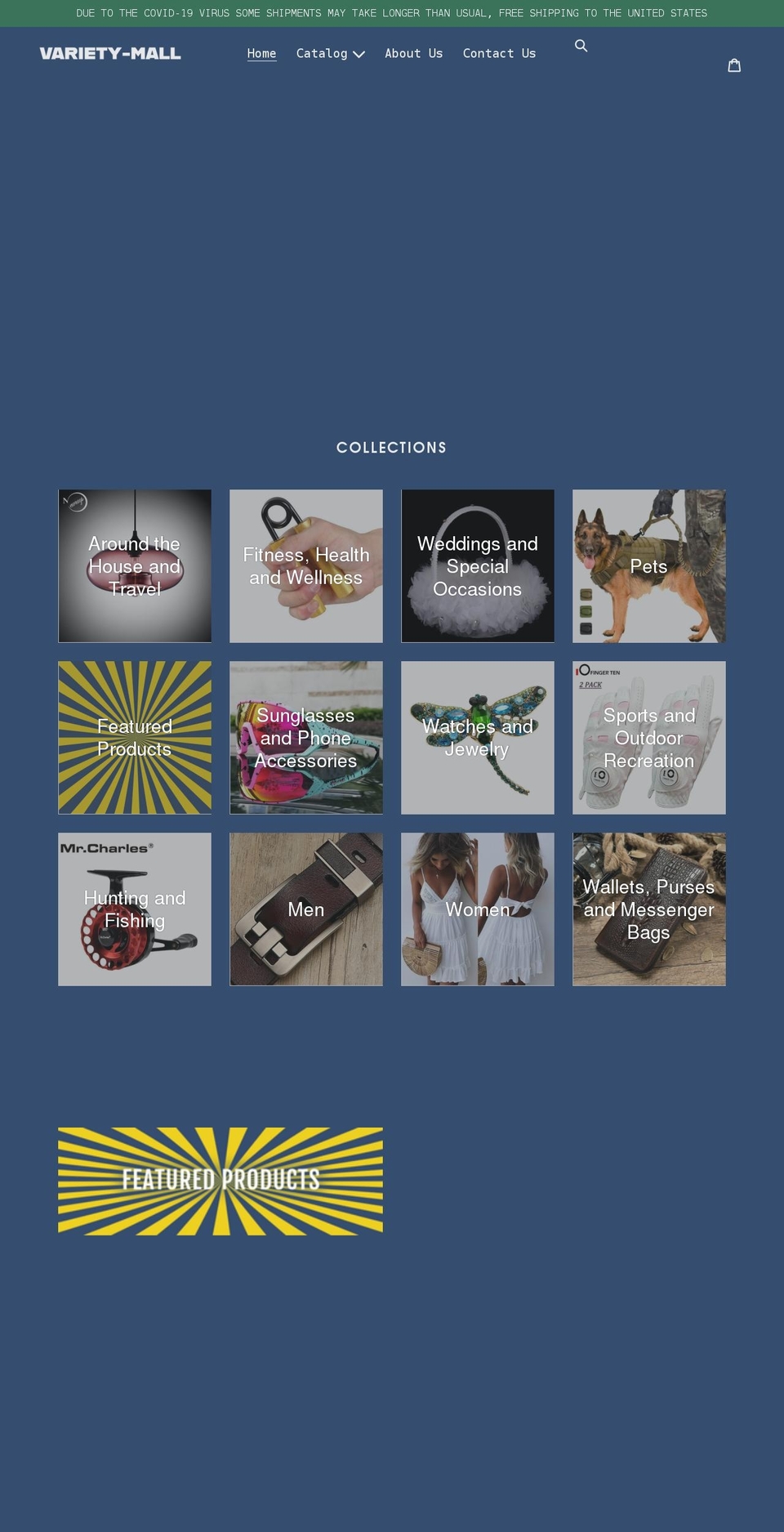 variety-mall.com shopify website screenshot