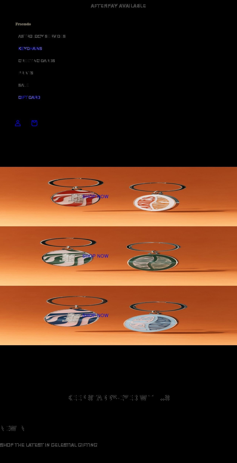 variousfriends.com shopify website screenshot