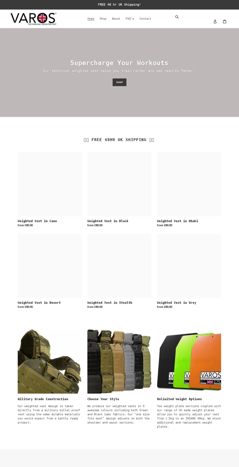 varosfit.com shopify website screenshot