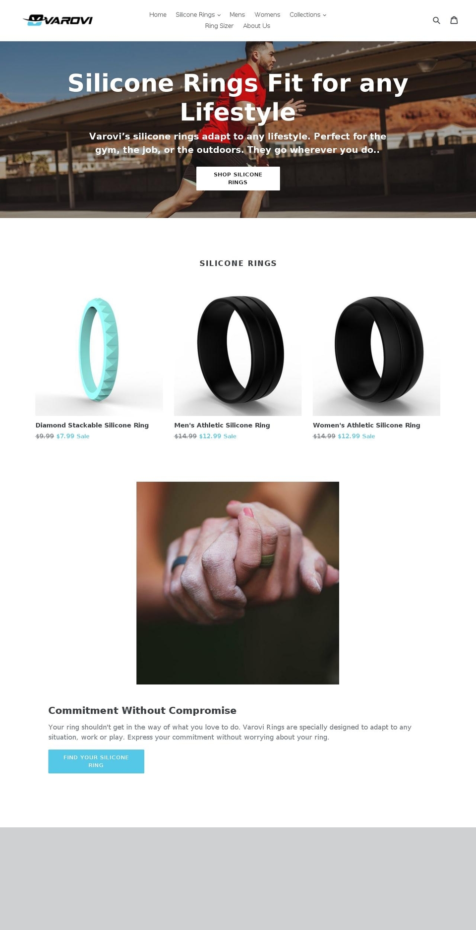 varovi.com shopify website screenshot