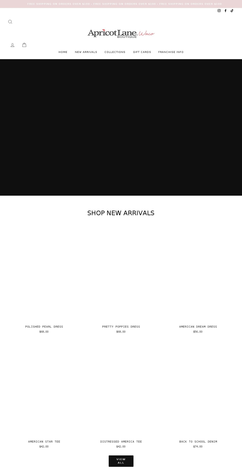 vasexclusiveshop.com shopify website screenshot