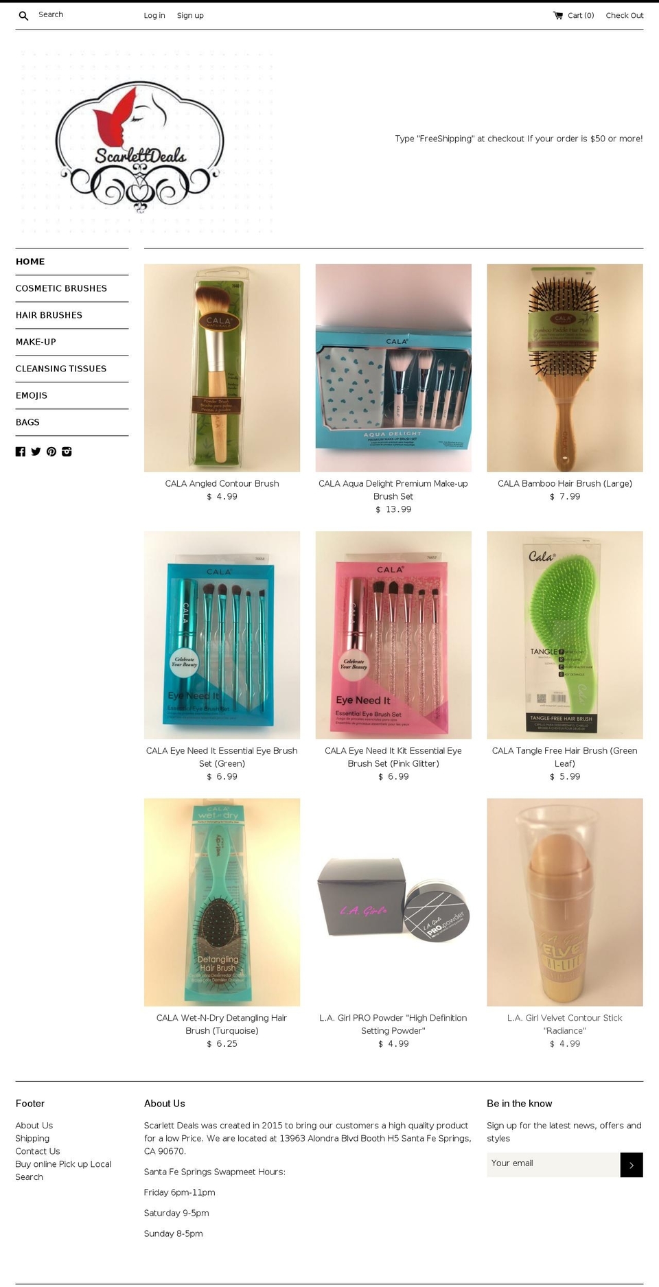 vasqueztrading.com shopify website screenshot