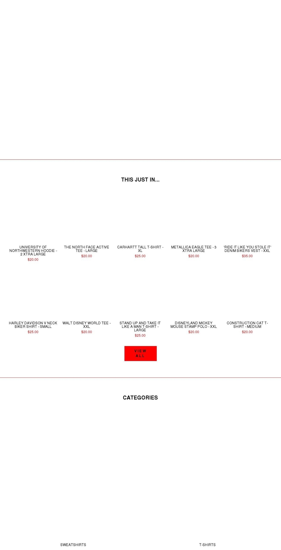vaticanvintage.com shopify website screenshot