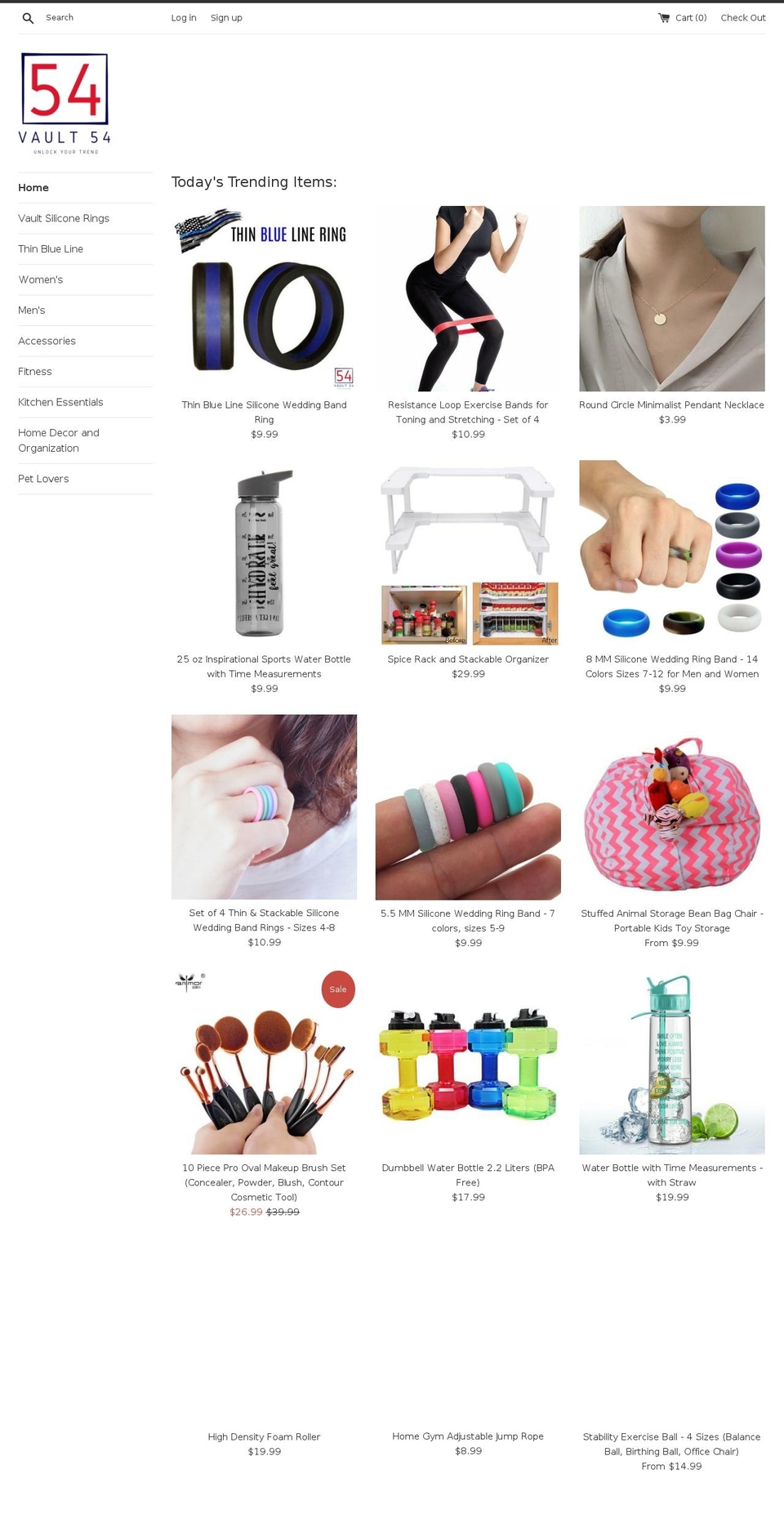 vault54.com — Shopify storefront screenshot