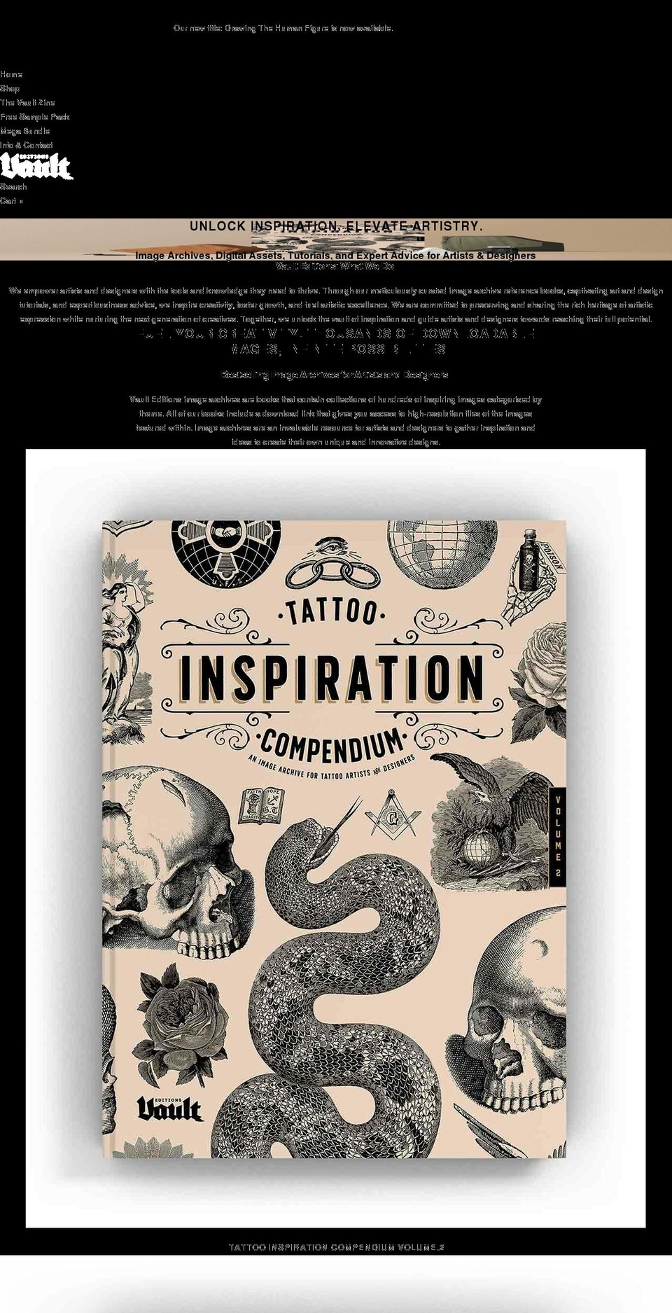 vaulteditions.com shopify website screenshot