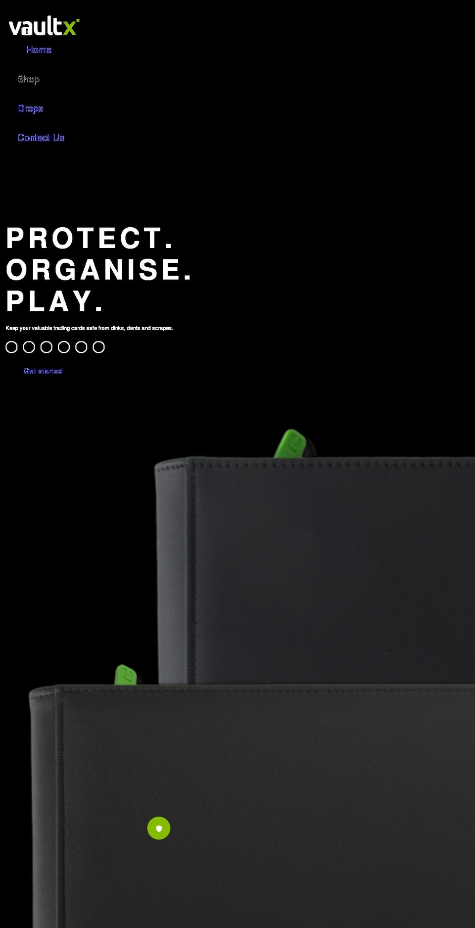 vaultx.com shopify website screenshot