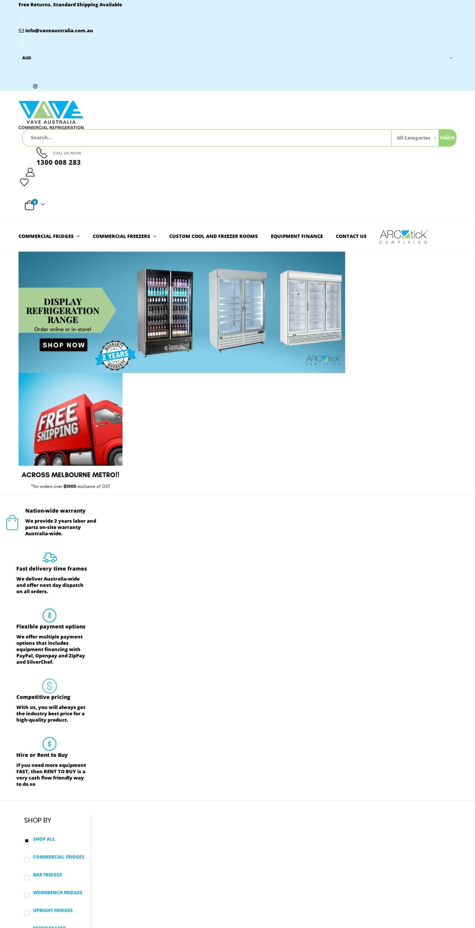 vaveaustralia.com.au shopify website screenshot