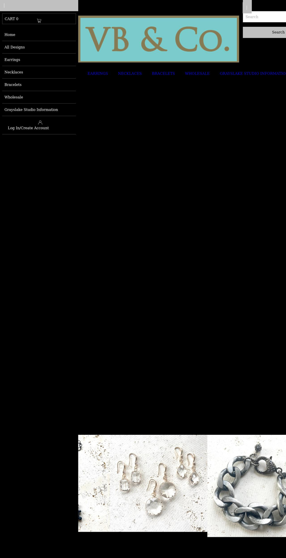 vbandco.com shopify website screenshot