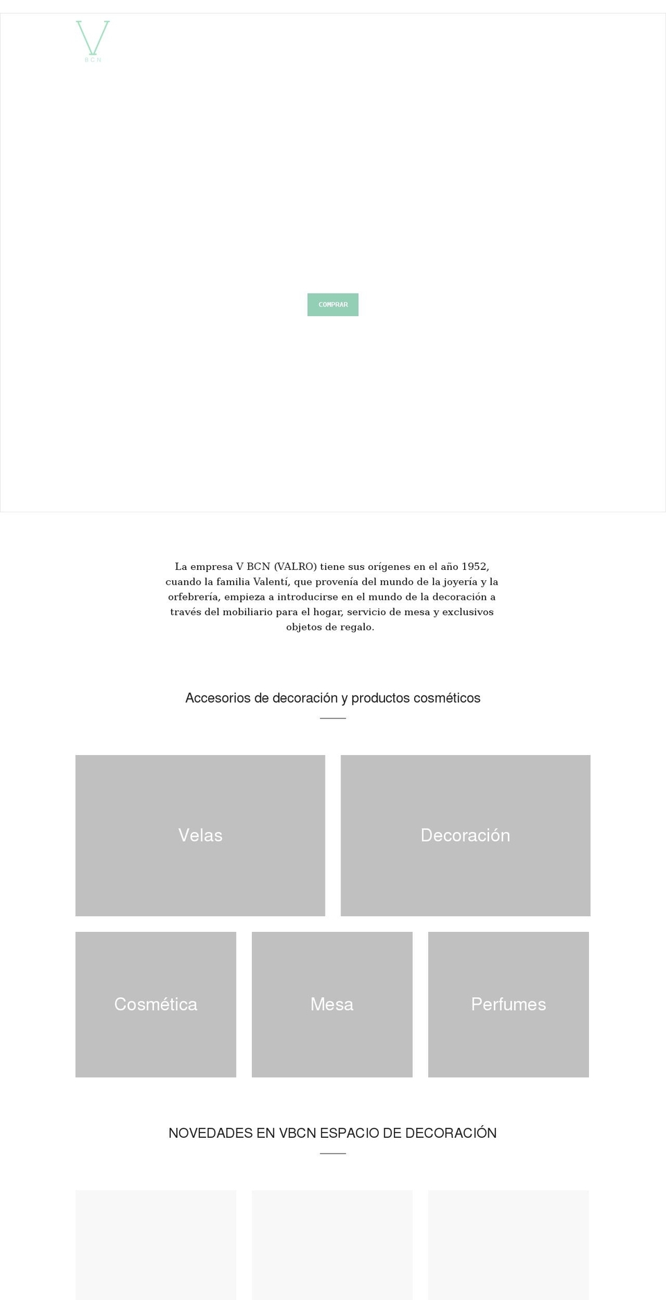 vbcn.es shopify website screenshot