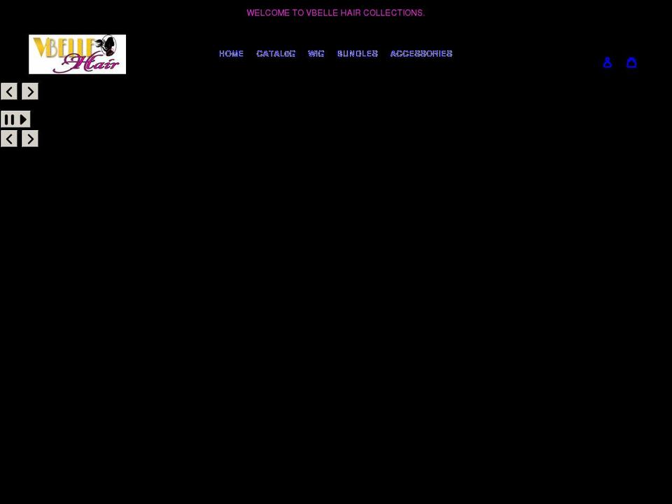 vbellehair.com shopify website screenshot