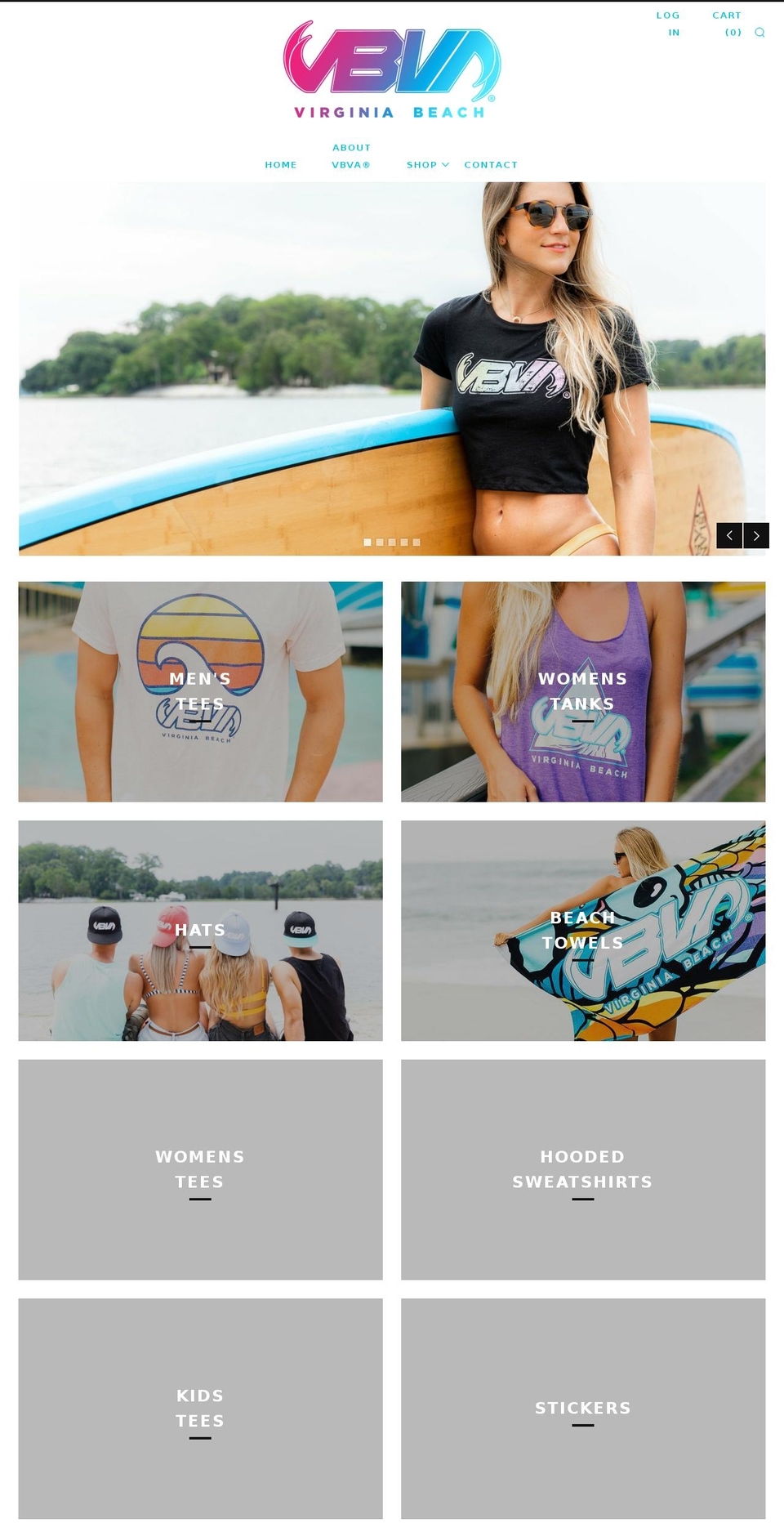 vbvamarketinggroup.com — Shopify storefront screenshot