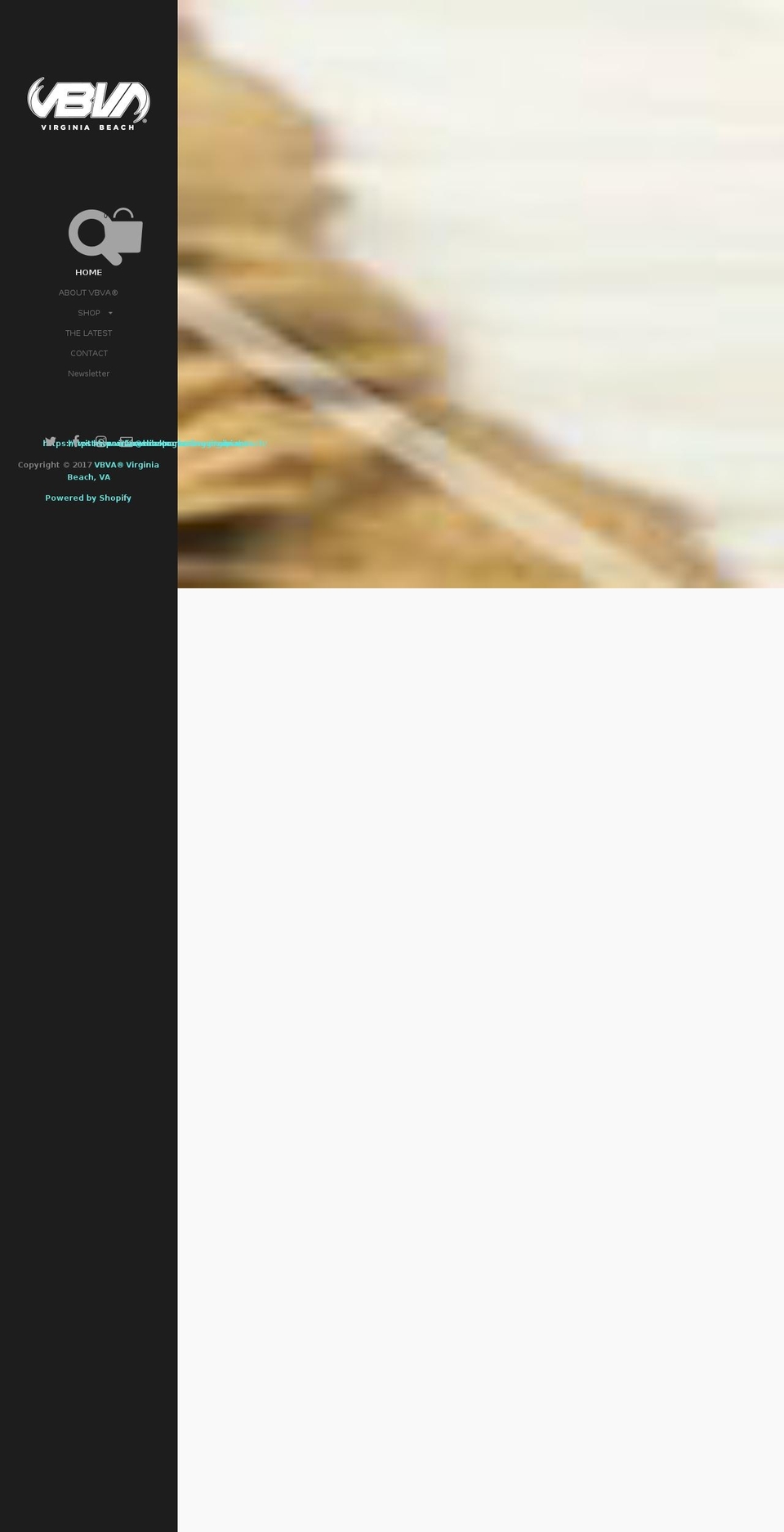 vbvasticker.com shopify website screenshot