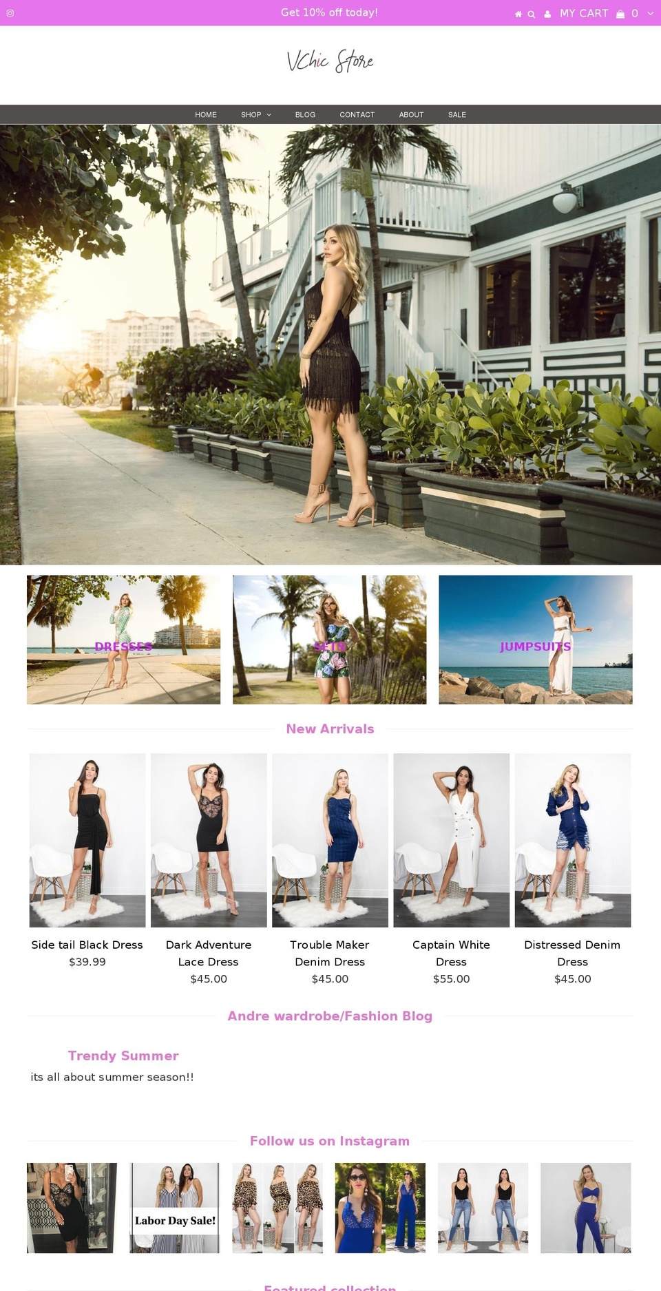 vchicstore.com — Shopify storefront screenshot
