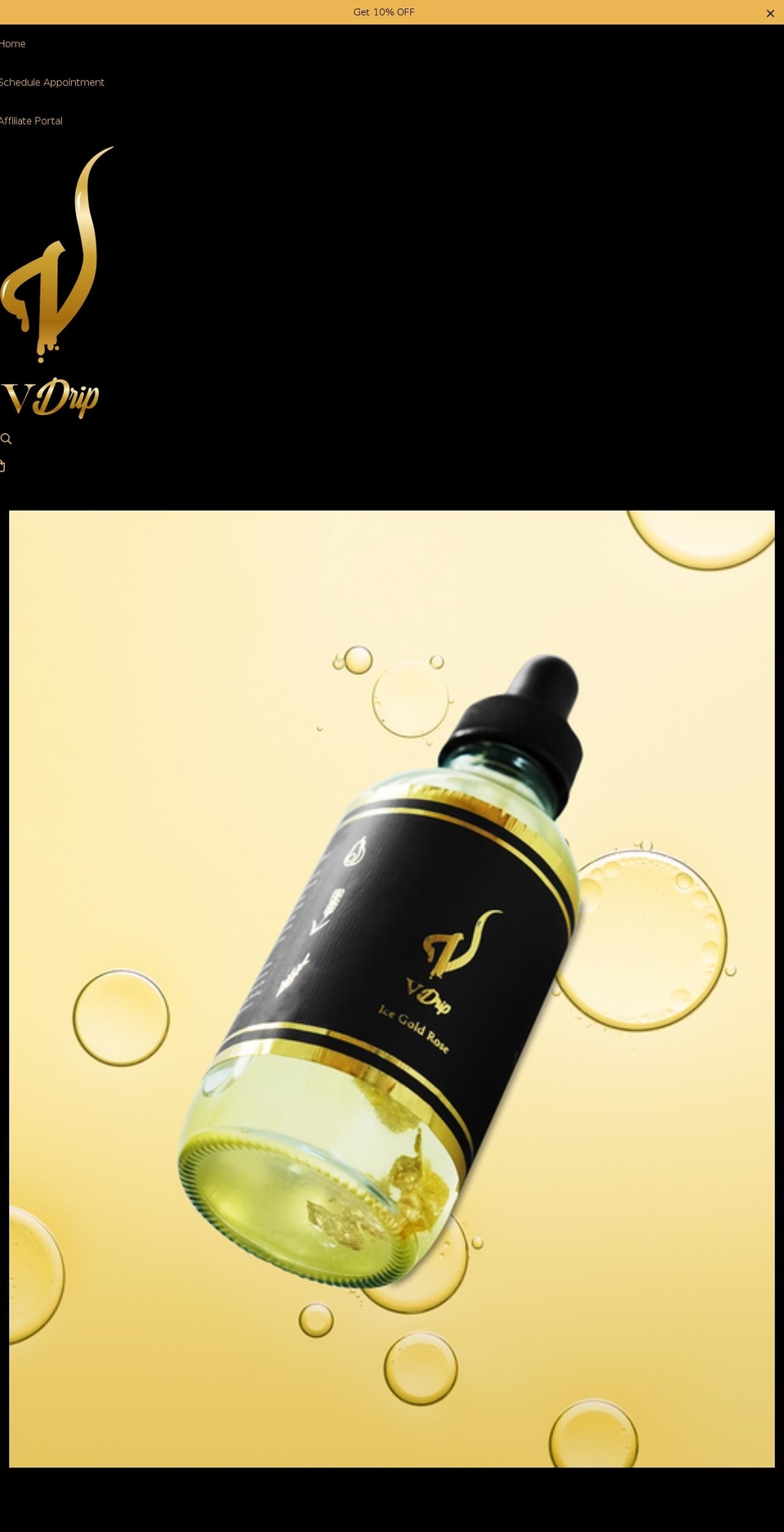 vdripla.com shopify website screenshot