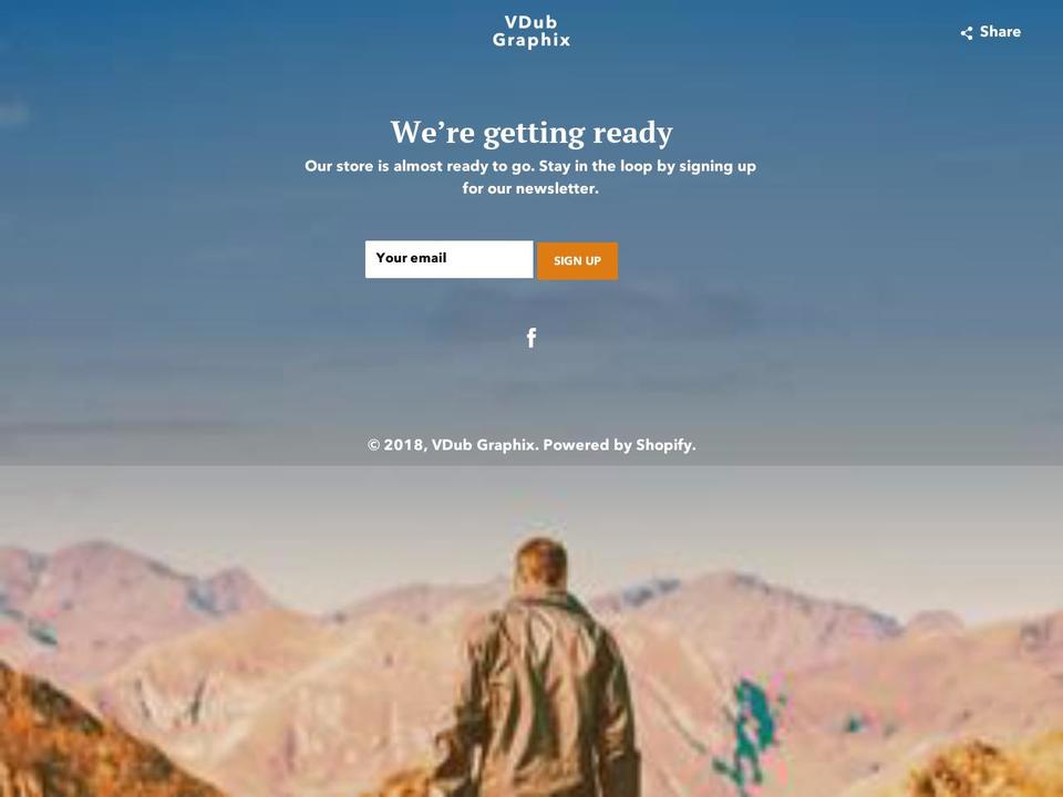 vdubgraphix.com — Shopify storefront screenshot