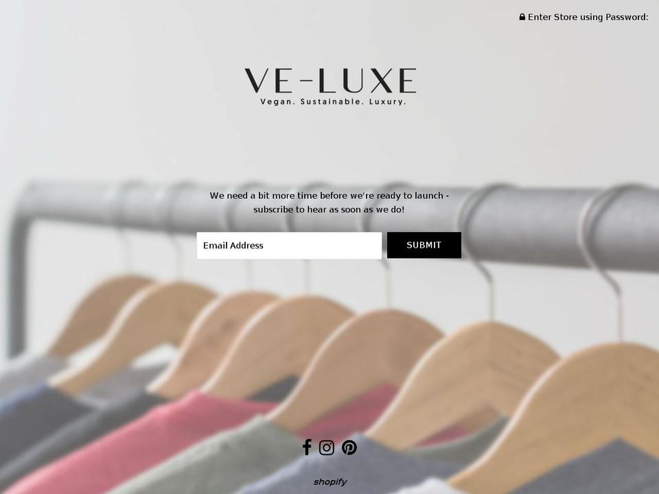 ve-luxe.com — Shopify storefront screenshot