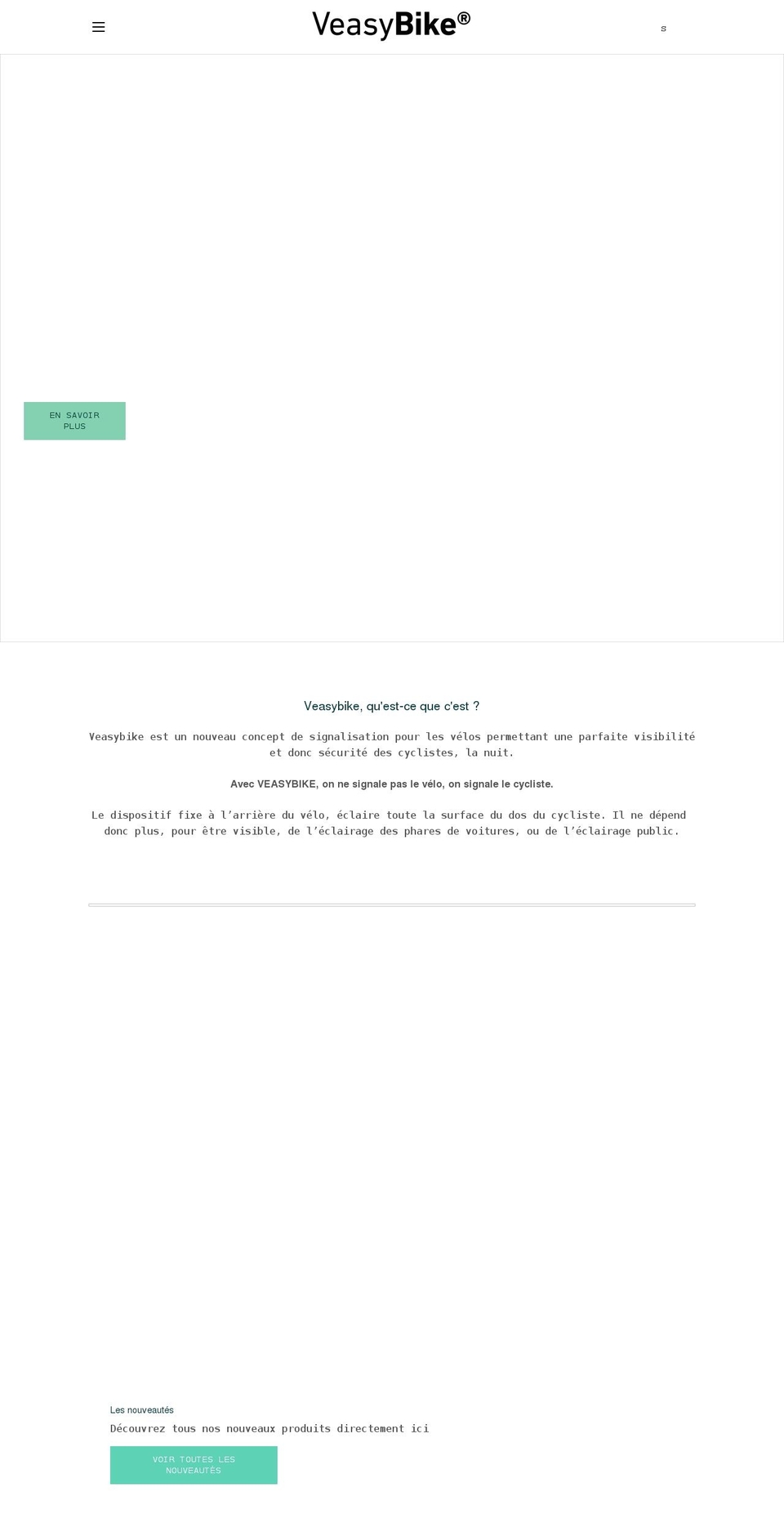 veasybike.com shopify website screenshot