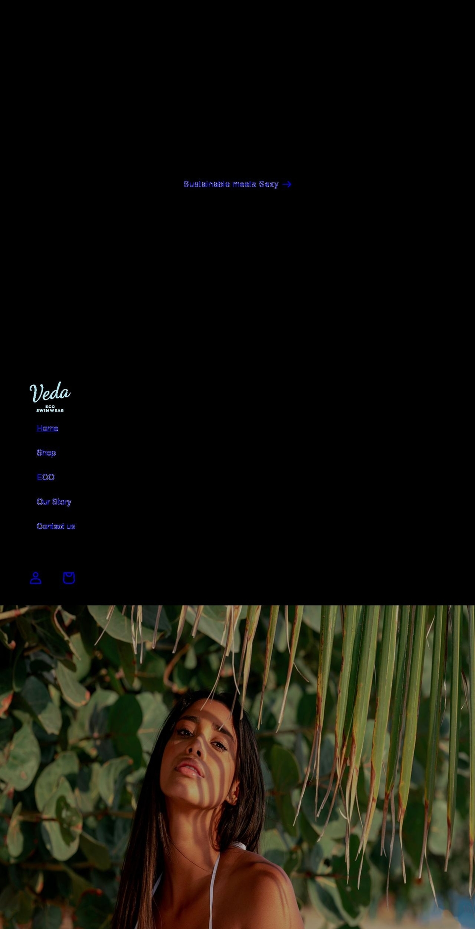 vedaswim.com — Shopify storefront screenshot