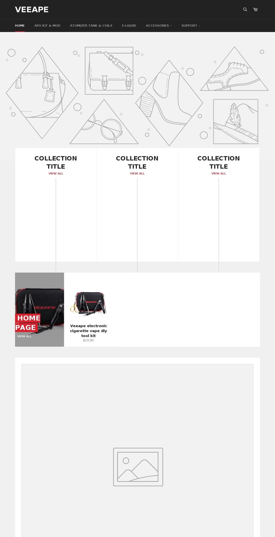 veeape.com shopify website screenshot