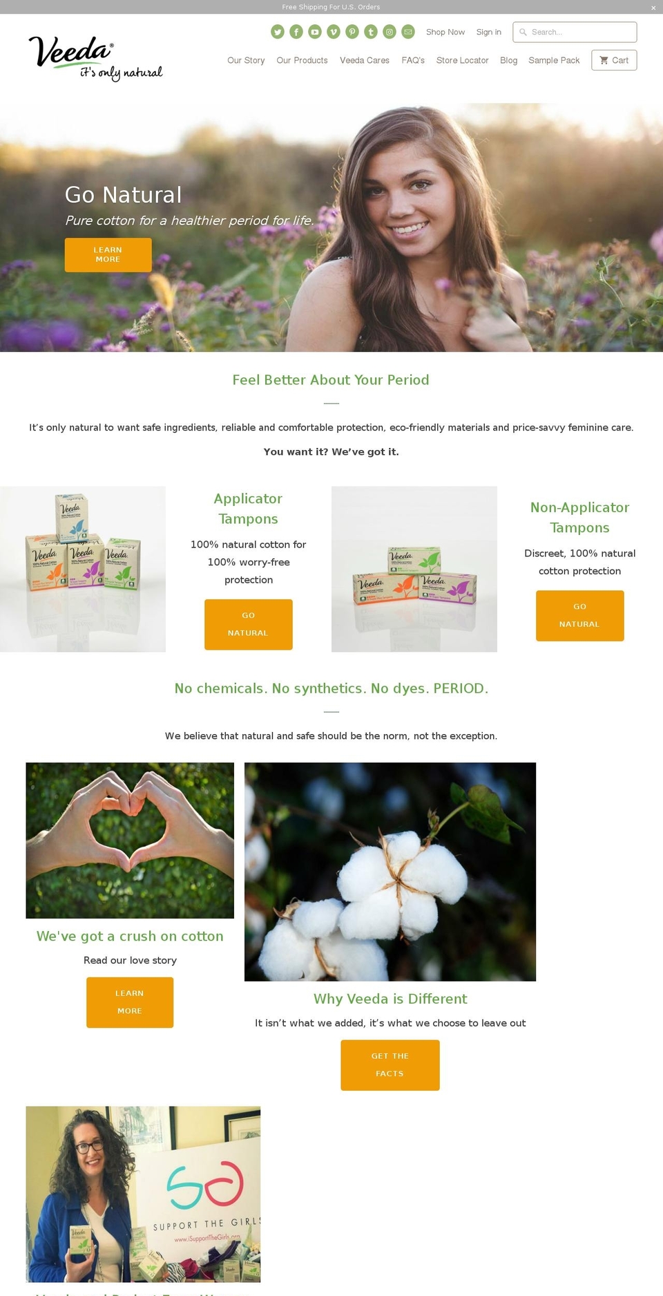 veeda.net shopify website screenshot