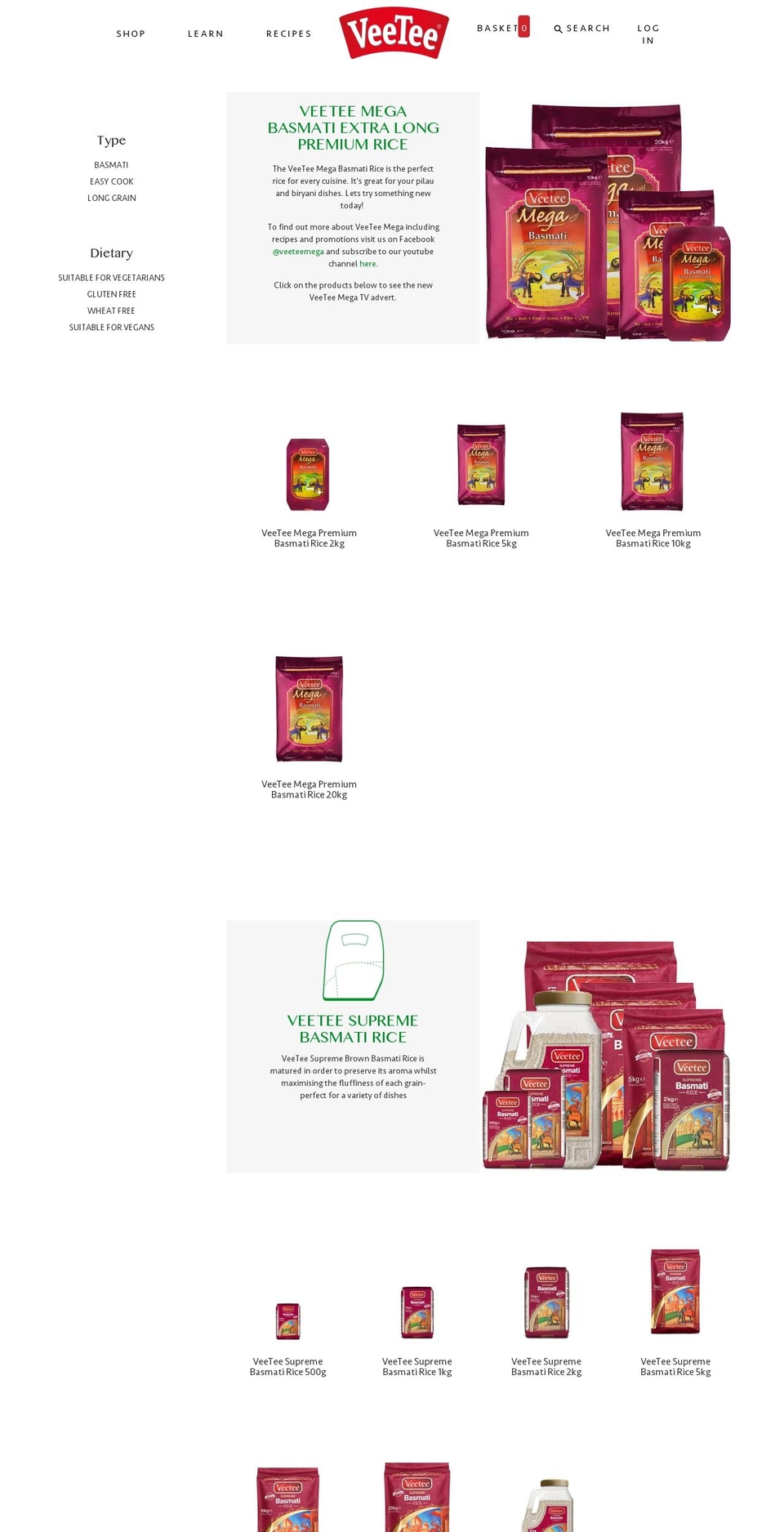VeeTee - GDPR Shopify theme site example veeteefoods.com