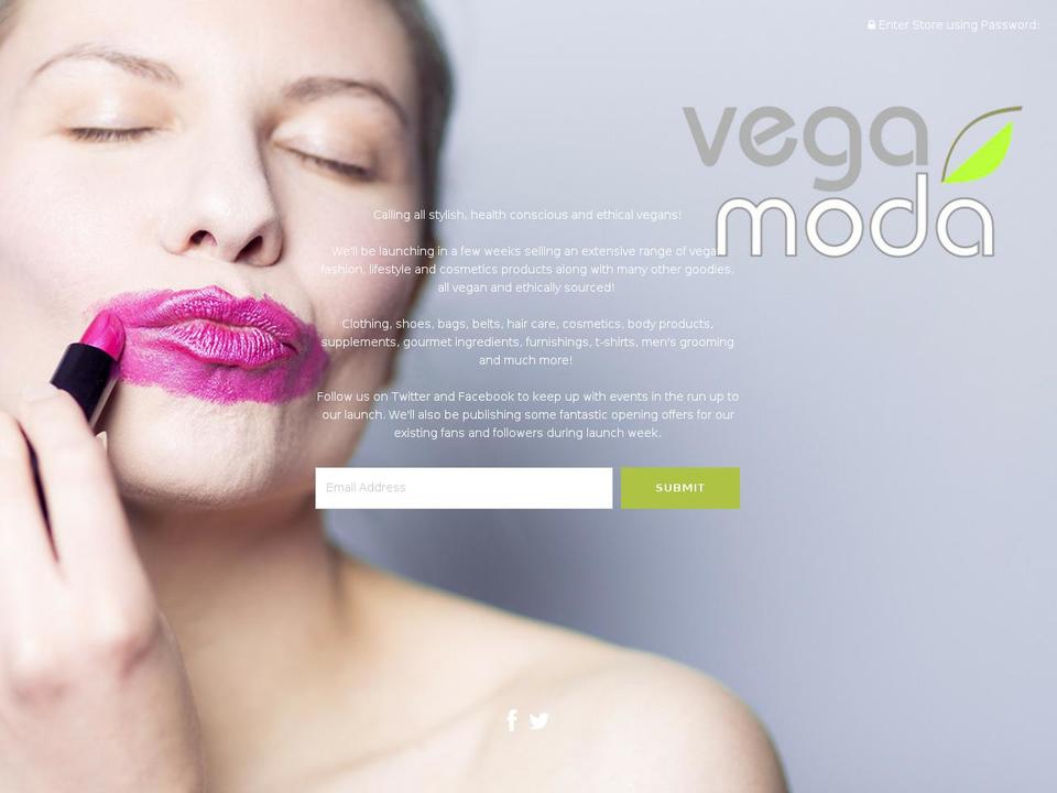 vegamoda.biz shopify website screenshot