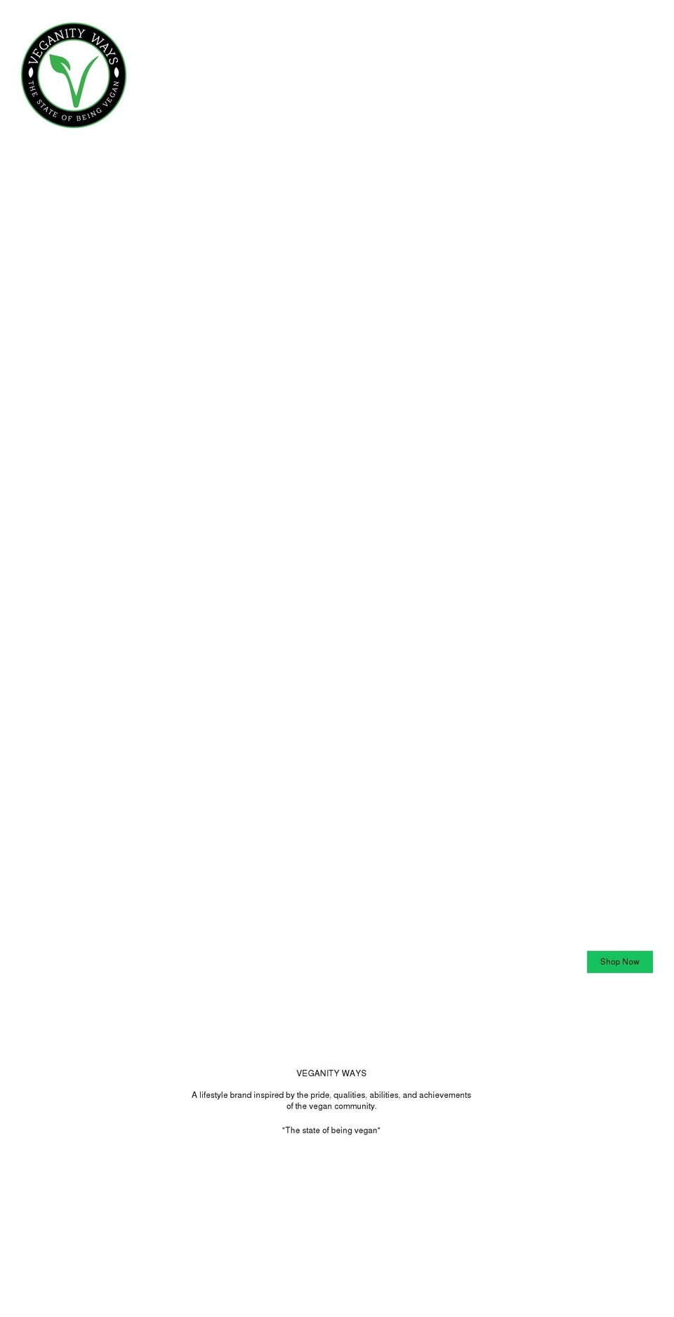 veganityways.com shopify website screenshot