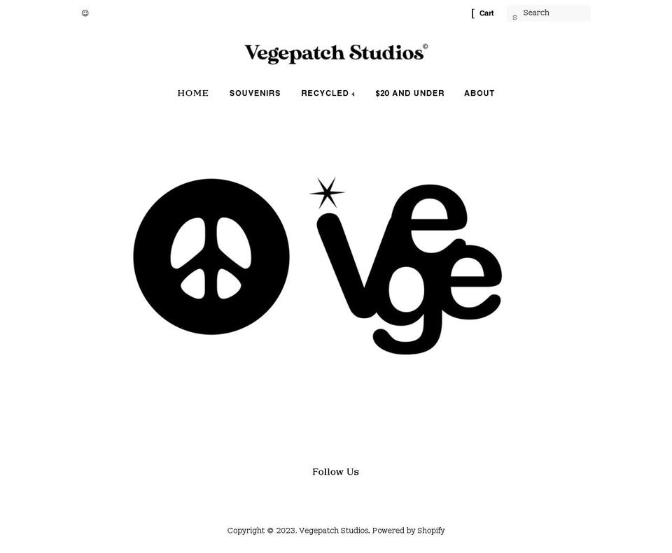 vegepatchstudios.com shopify website screenshot