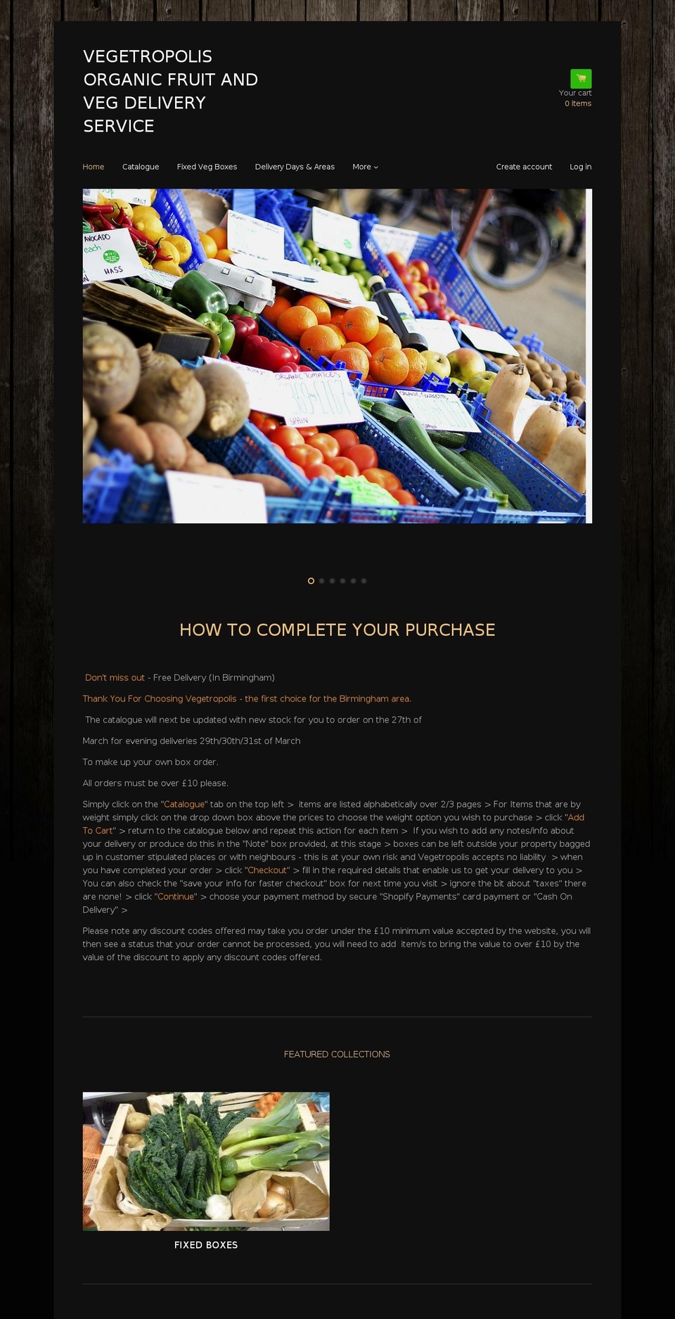 vegetropolis.com shopify website screenshot