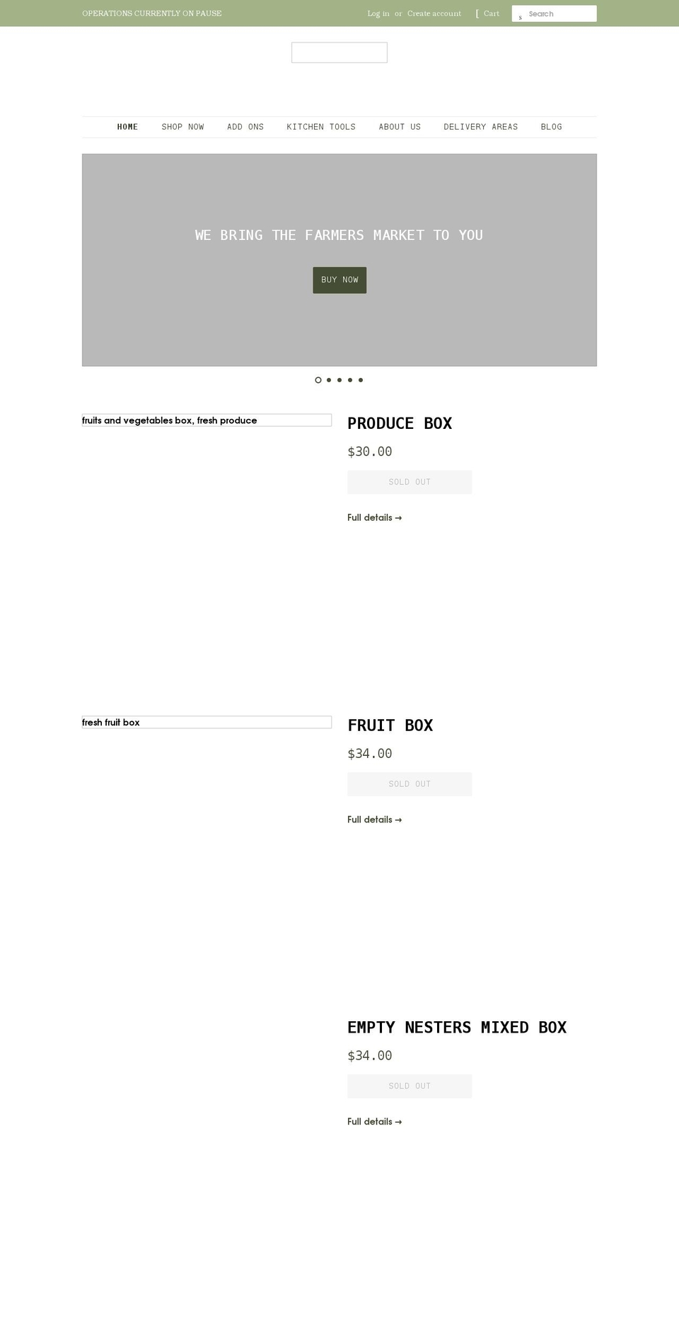 veggies2you.com shopify website screenshot