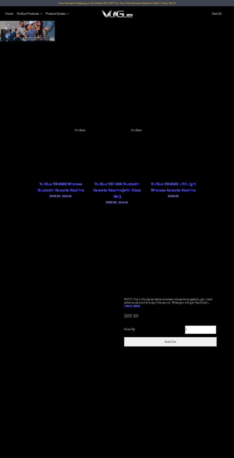 vegue.com shopify website screenshot