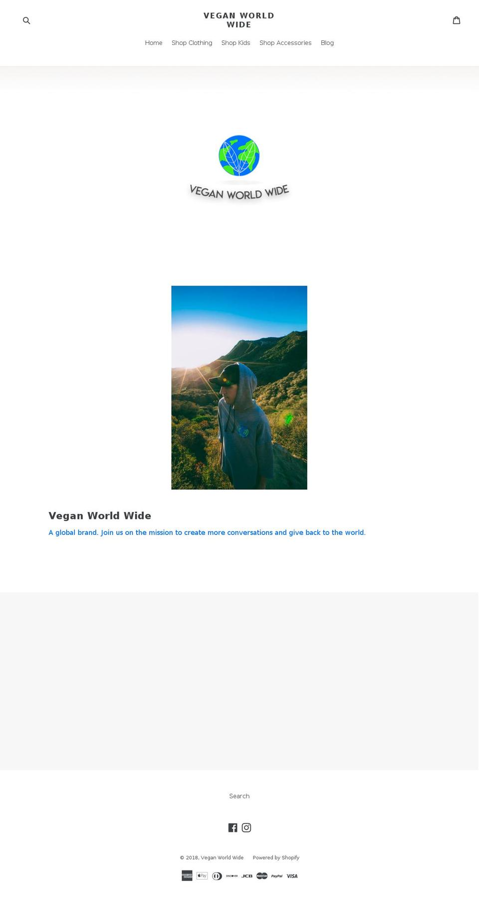 vegworldwide.com shopify website screenshot
