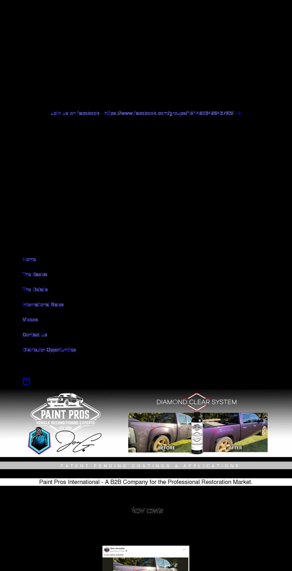 vehiclepaintpros.com shopify website screenshot