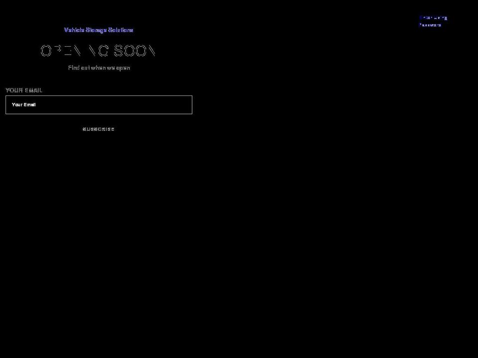 vehiclestoragesolutions.com shopify website screenshot