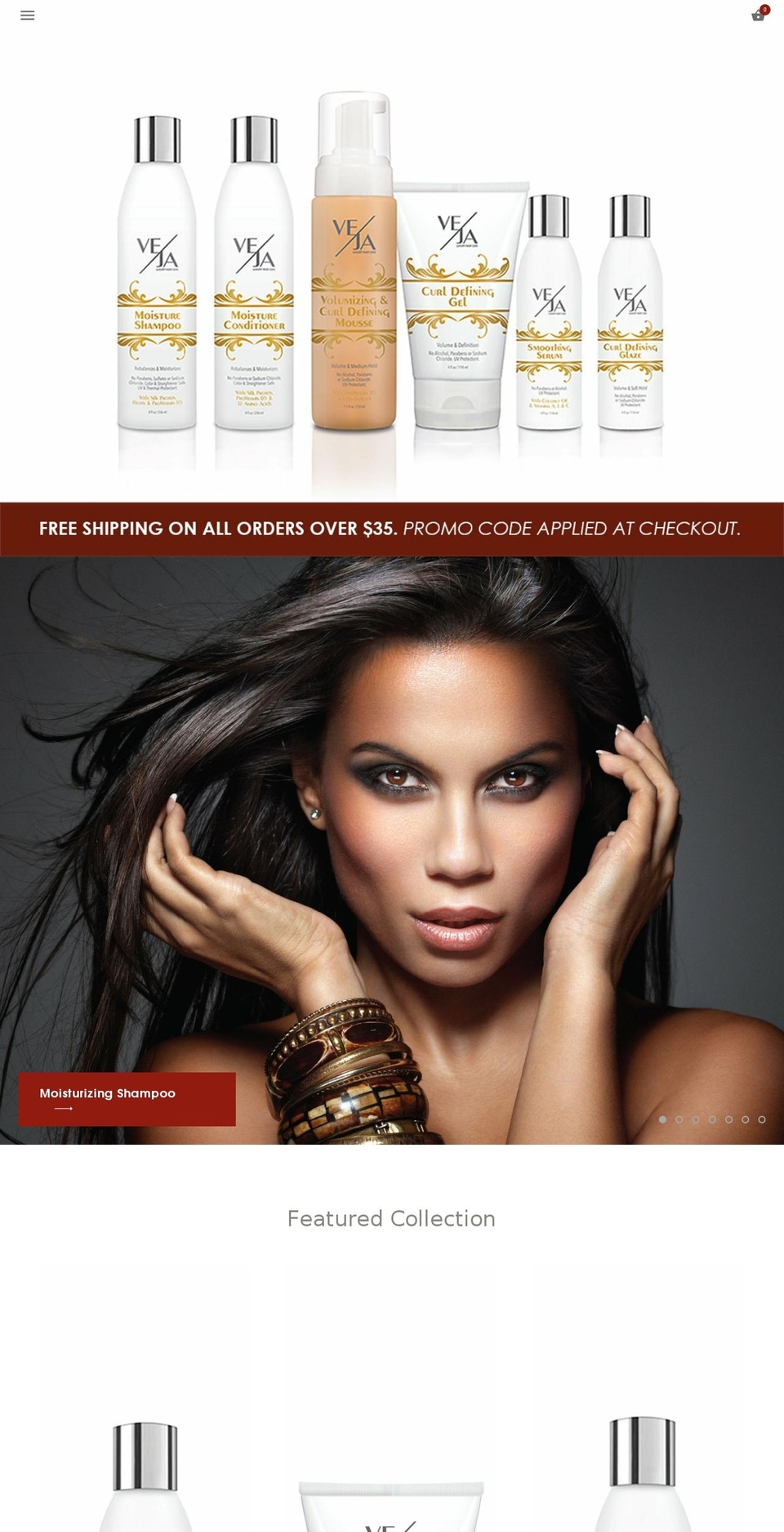vejabeauty.com — Shopify storefront screenshot