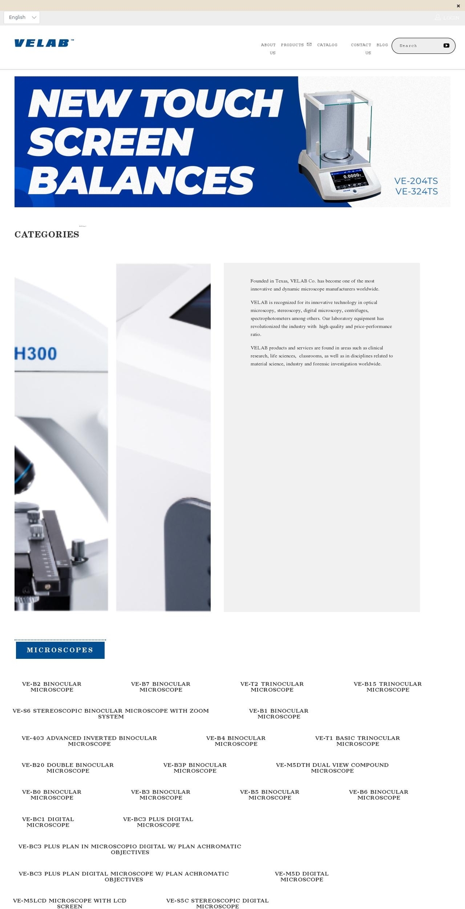 velab.net shopify website screenshot