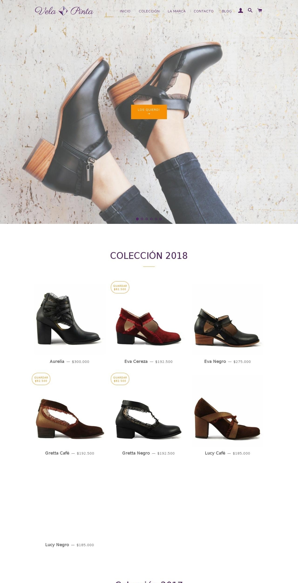 velapinta.com — Shopify storefront screenshot