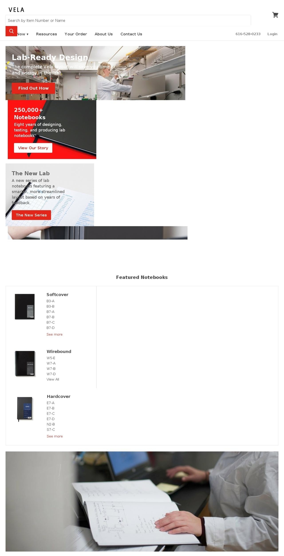 velasciences.com shopify website screenshot